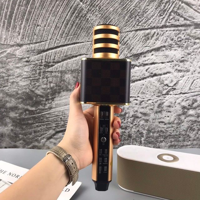 Micro Karaoke Bluetooth Kèm Loa SD18 Bass Siêu Trầm Ấm, Hỗ Trợ Đầu Bảo Vệ Mic, Gắn Usb, Thẻ Nhớ, Cổng Aux, Cực Bắt Giọng