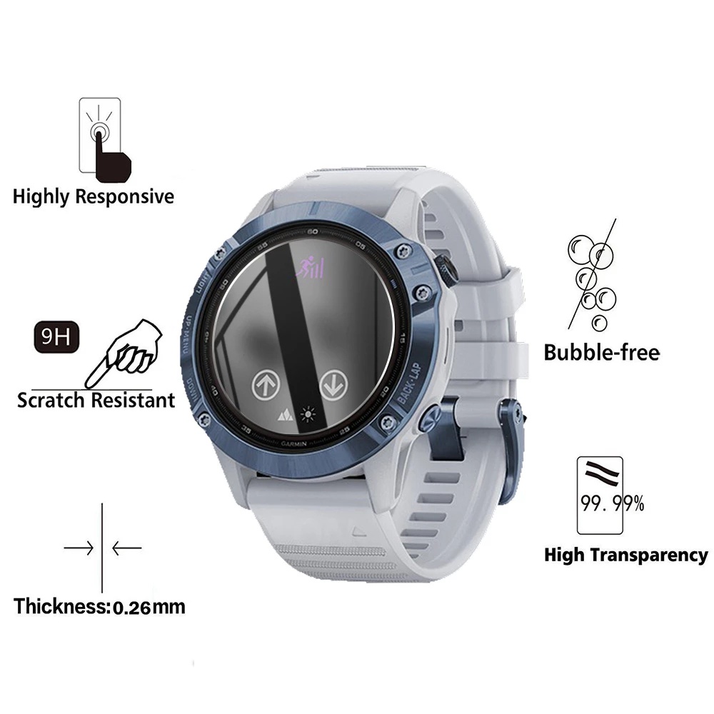 Kính Cường Lực Cao Cấp Độ Nhạy Cao Cho Đồng Hồ Thông Minh Garmin Descent G1