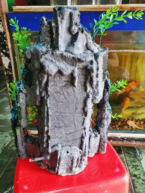 THÁC CÁT LÀM SẴN TRANG TRÍ HỒ CÁ NON BỘ 23x10x33cm CÓ TẶNG CÁT