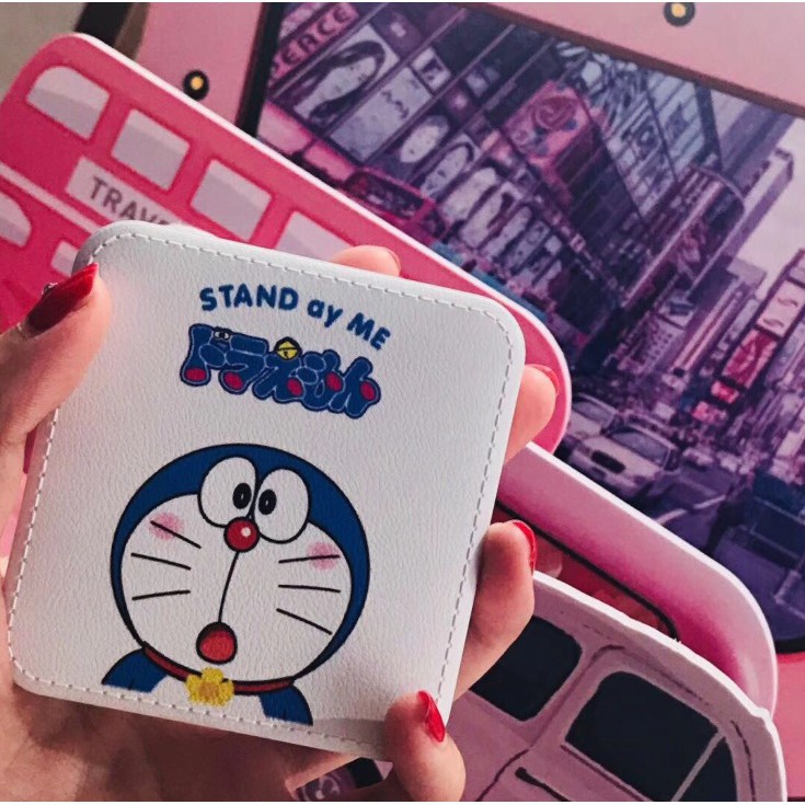 Sạc Dự Phòng Mini Cầm Tay Nhỏ Gọn Hình Doremon Hello Kitty có dây deo cực tiện lợi/Munshop