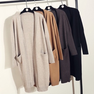 Áo khoác len dáng dài cardigan Topshop xuất xịn