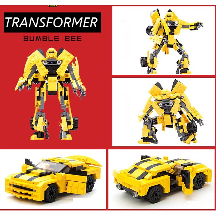 [225 CHI TIẾT-HÀNG CHUẨN] BỘ ĐỒ CHƠI Lắp Ghép XẾP HÌNH Transformer BUMBLEBEE - Robot Biến Hình