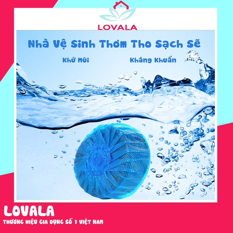 Viên Thả Bồn Cầu Thơm Khử Mùi Hôi Diệt Khuẩn Túi 10 Viên LOVALA TBC01