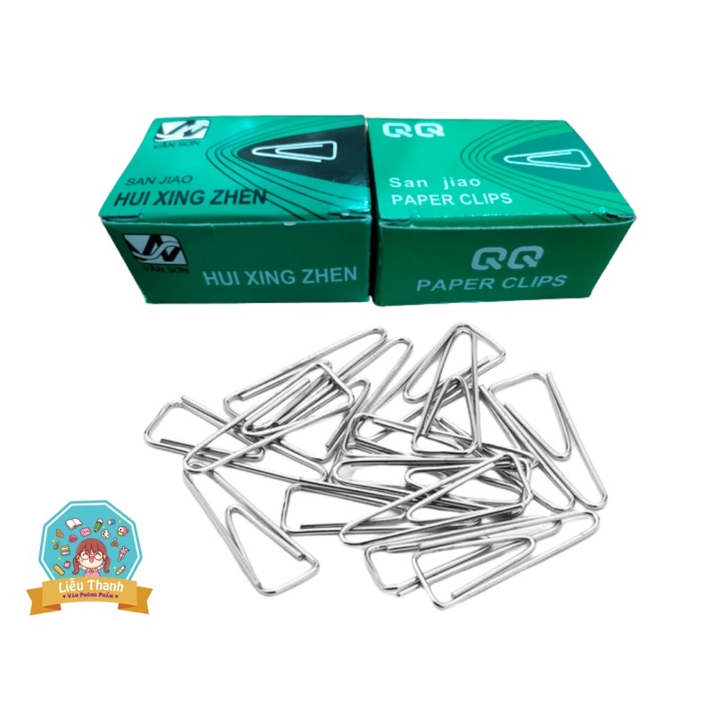 [Ghim giấy văn phòng] Set 2 hộp kẹp giấy C62, QQ