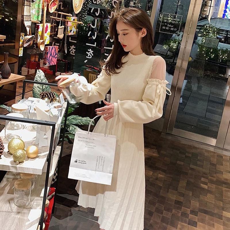 ĐẦM DÁNG SUÔNG TAY DÀI HOT HIT