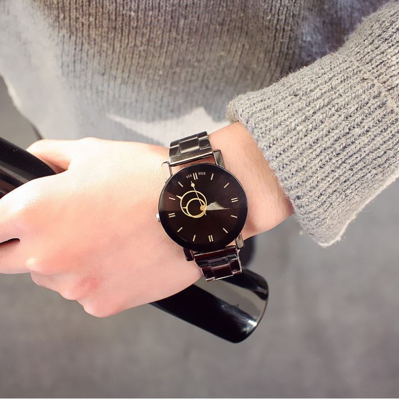 Đồng hồ thời trang nam nữ kevin kim bầu dây inox M21