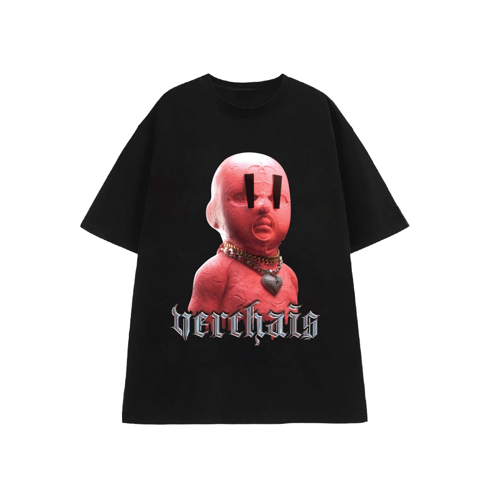 Áo thun unisex VERCHAIS basic TEE phom rộng tay lỡ dành cho nam nữ Boy Collections T14