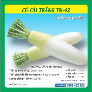 Hạt giống Củ cải trắng TN - 42