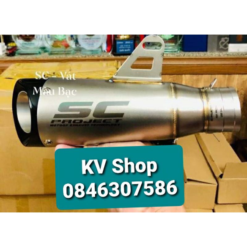 Pô SCS1 2 vanh hàng cao cấp, họng 51mm