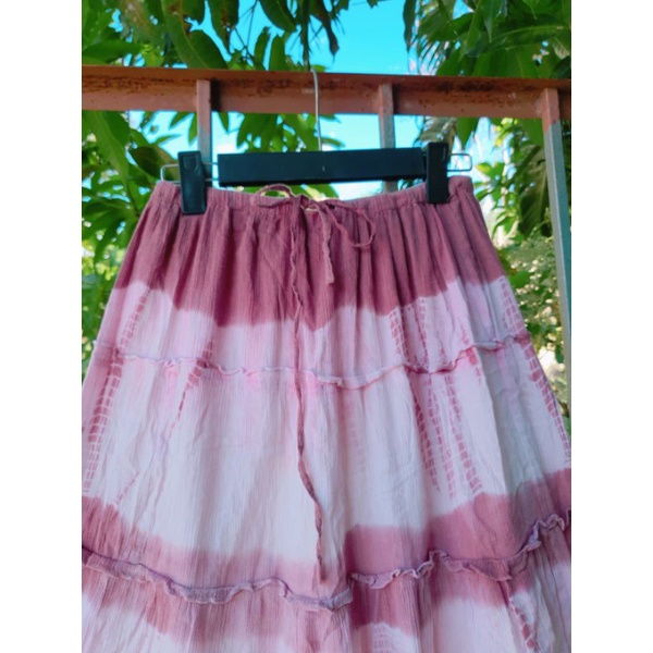 CHÂN VÁY XÔ NHẬT LOANG MÀU