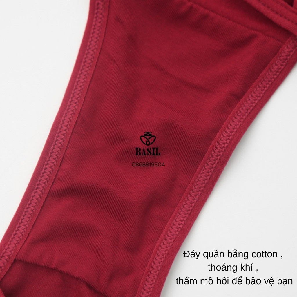 Quần lót S01 Basil cao cấp nữ cotton mềm thoáng mát