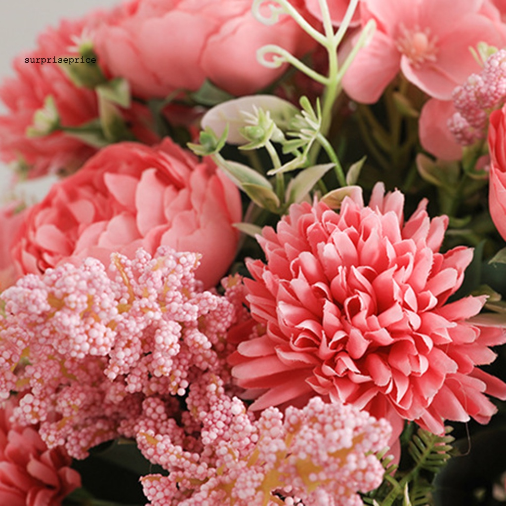 Bó Hoa Giả Bằng Lụa Dùng Trang Trí Xinh Xắn