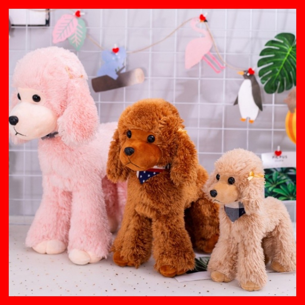 Chó bông poodle nhồi bông