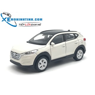 HỘP XE MÔ HÌNH Hyundai Tucson WELLY 1:36 (Trắng)