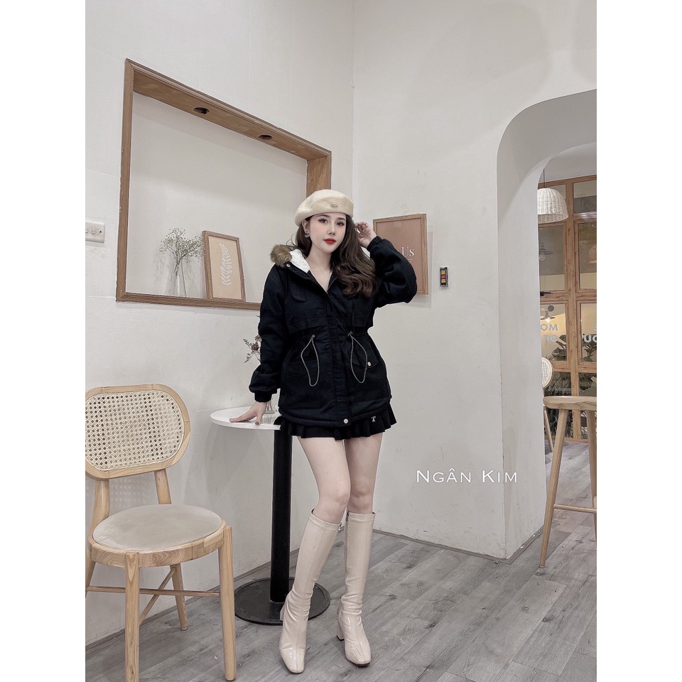 ÁO KAKI RÚT EO LÓT LÔNG CỪU SIÊU DÀY SIEU ĐẸP - RISE SHOP