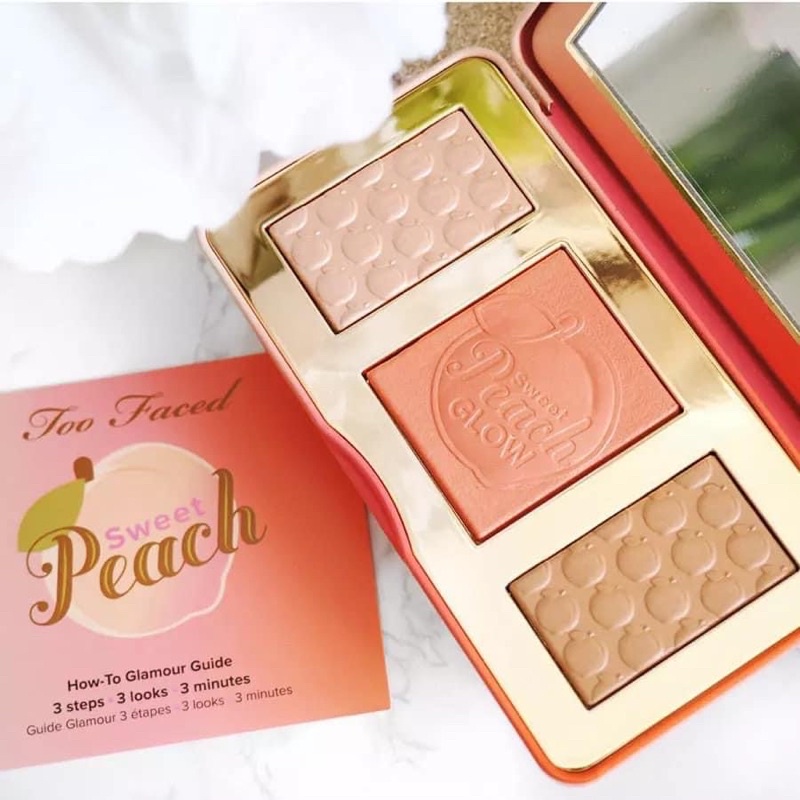 Bảng Phấn Má Highlight too faced sweet peach glow palette | BigBuy360 - bigbuy360.vn