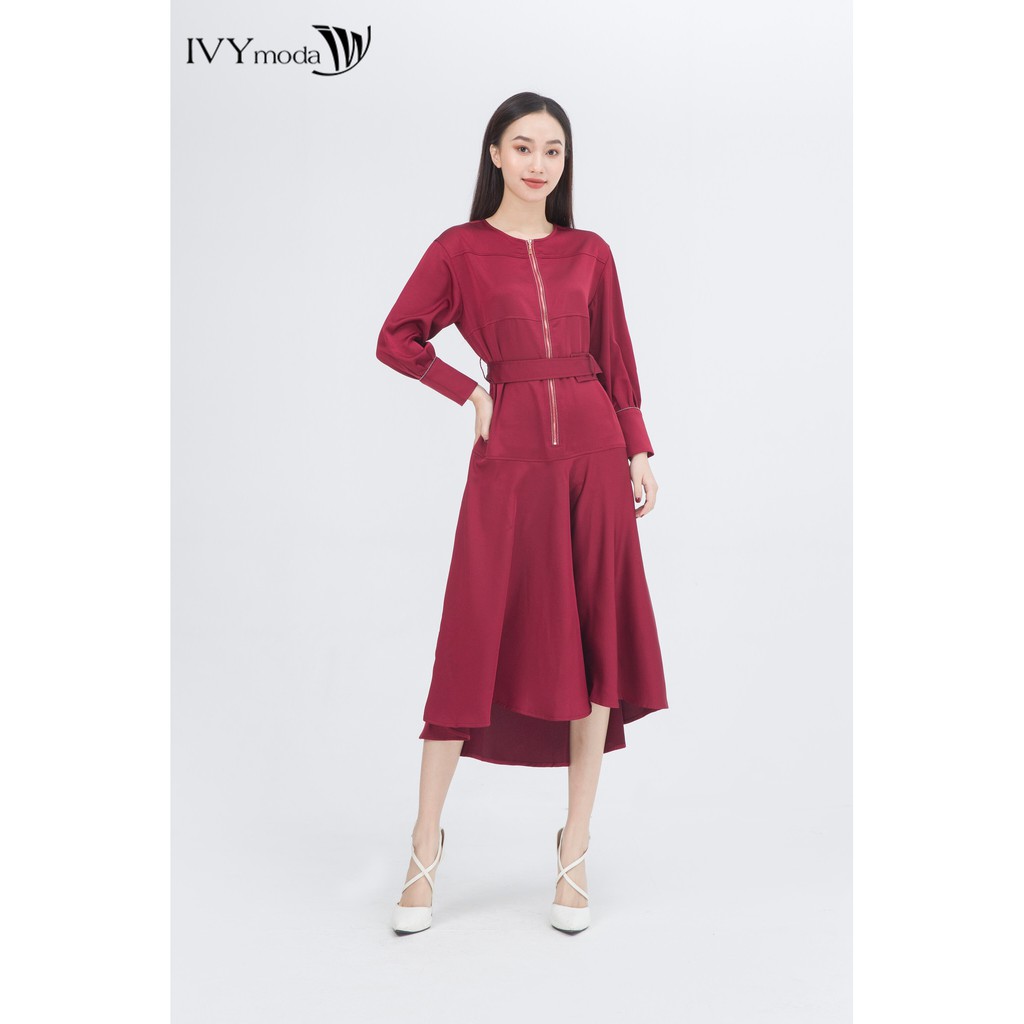 Đầm dài tay 1 lớp IVY moda MS 47M4968