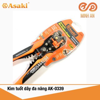 Kìm tuốt dây đa năng asaki ak-0339 - kìm tuốt dây thông minh hvirita