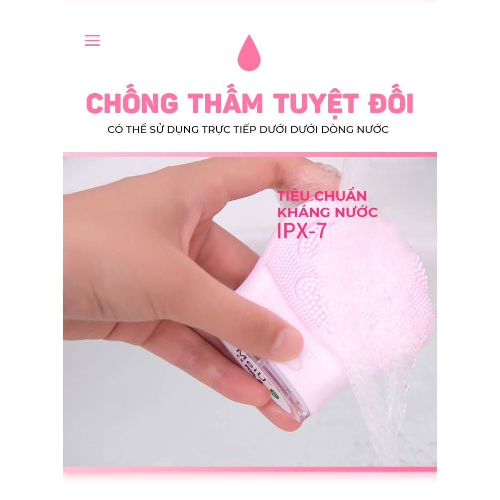 [BẢO HÀNH 1:1] Máy rửa mặt TAY MÈO chính hãng MEIU®️ | BigBuy360 - bigbuy360.vn
