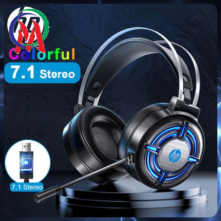 Tai nghe Gaming Chụp Tai Chuyên Phòng Game, Headphone HP H120G Led RGB Có Mic Đàm thoại