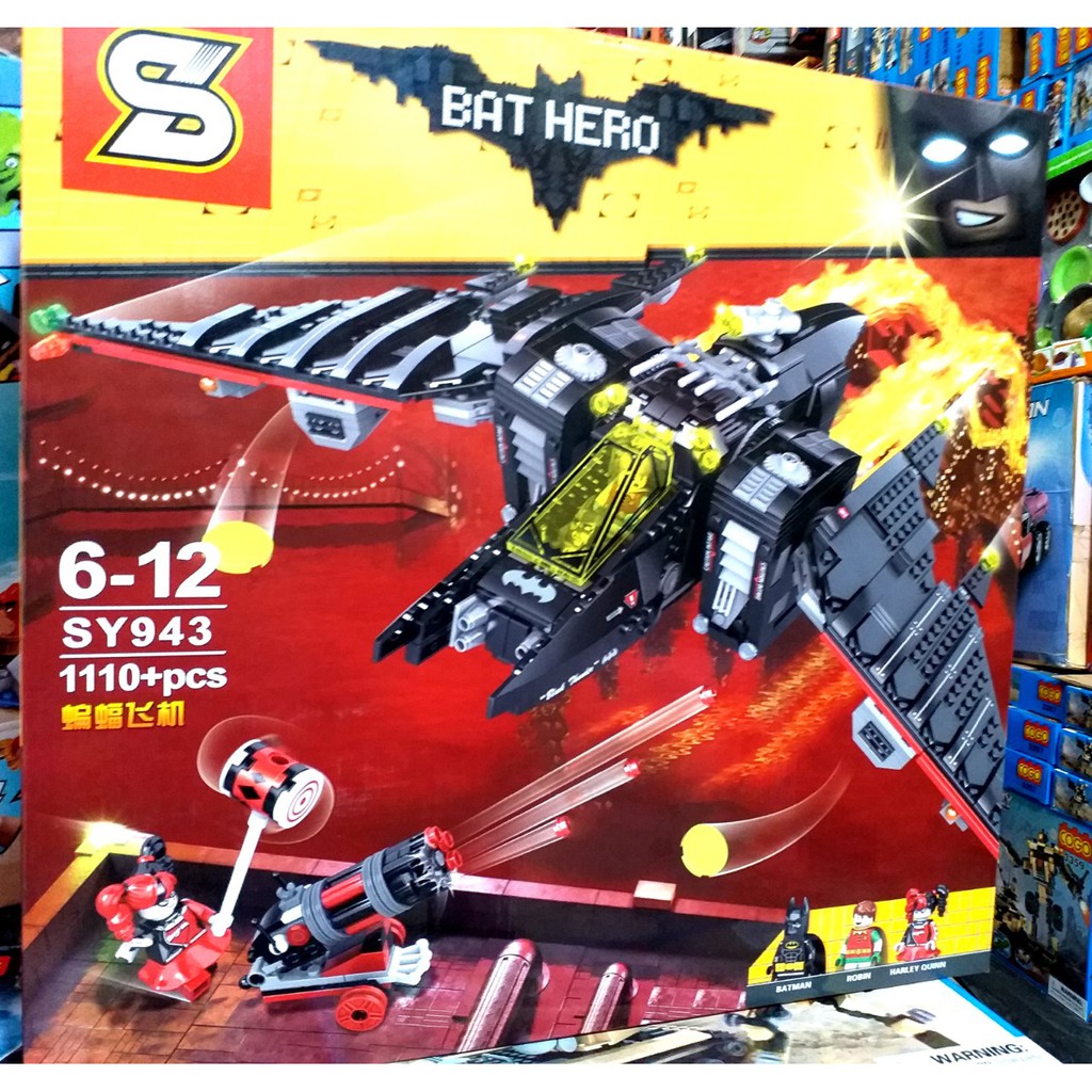Đồ chơi xếp hình Siêu BAT HERO anh hùng Dơi SY943ảnh thật