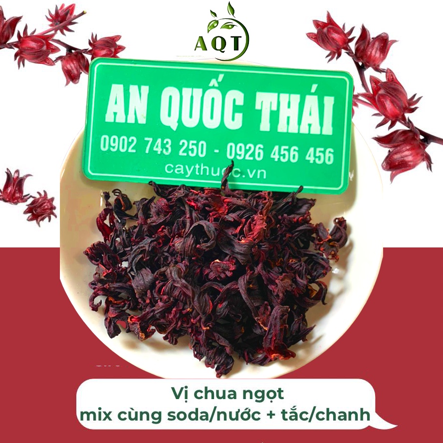 Hoa Bụp Giấm Khô  Bông 500g (Bông Dâm Bụt Tây, Trà Atiso Đỏ) Loại Tươi Đẹp Chất Lượng, Ngâm Siro Thanh Nhiệt