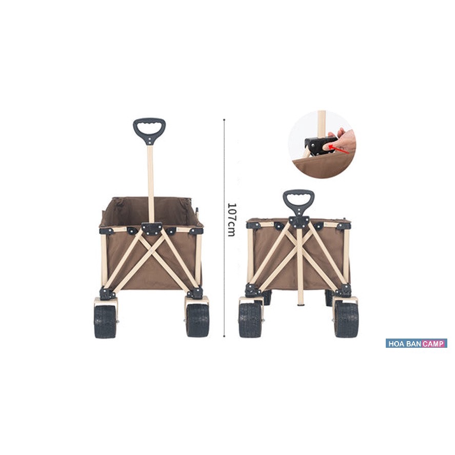 Xe Kéo Dã Ngoại Gấp Gọn NatureHike TC03 NH20PJ009 | 140L