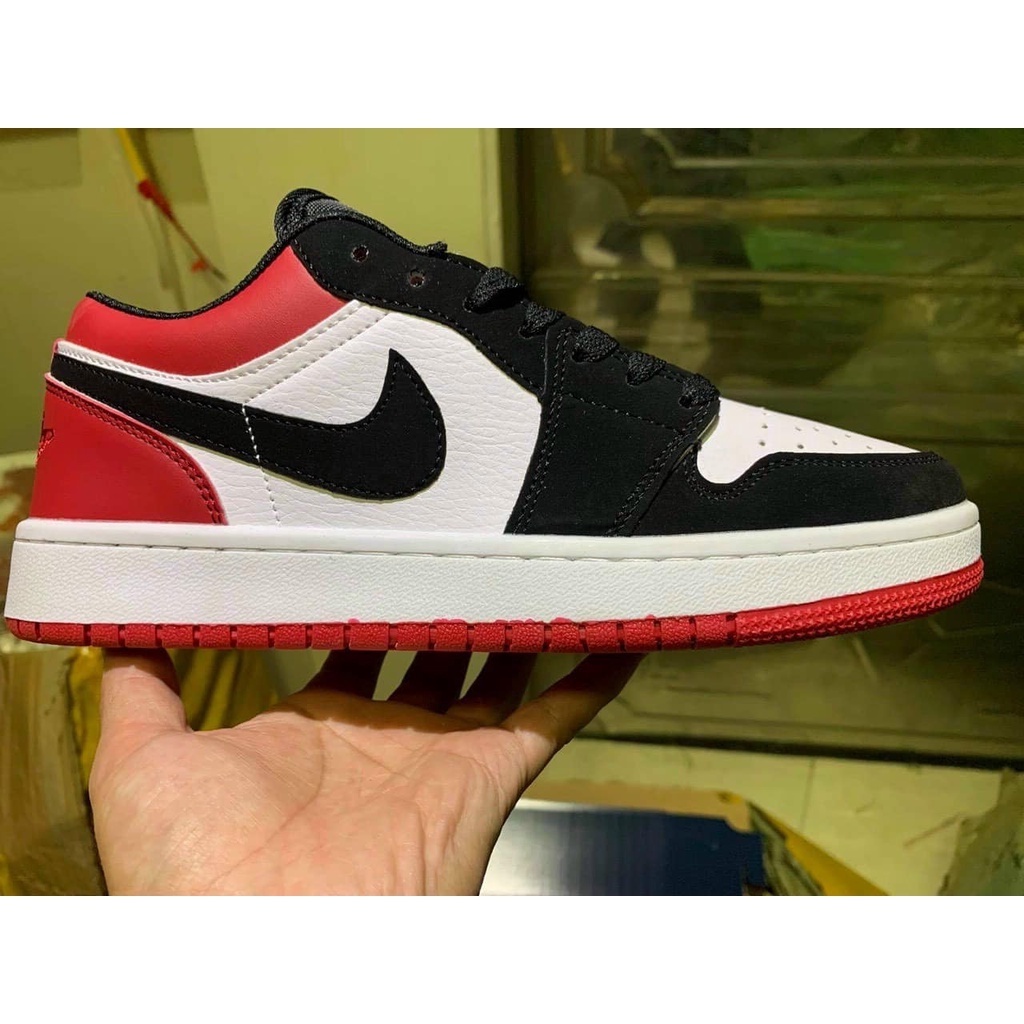 Giày JD trắng đen đỏ  Cao Cấp Full Size Nam Nữ jodan