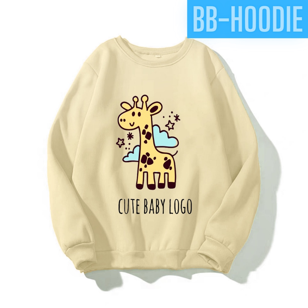 [ CUTE ] ÁO SWEATER NỈ UNISEX IN HƯU CAO CỔ SIÊU DỄ THƯƠNG ÁO FORM RỘNG NAM NỮ NHIỀU MÀU