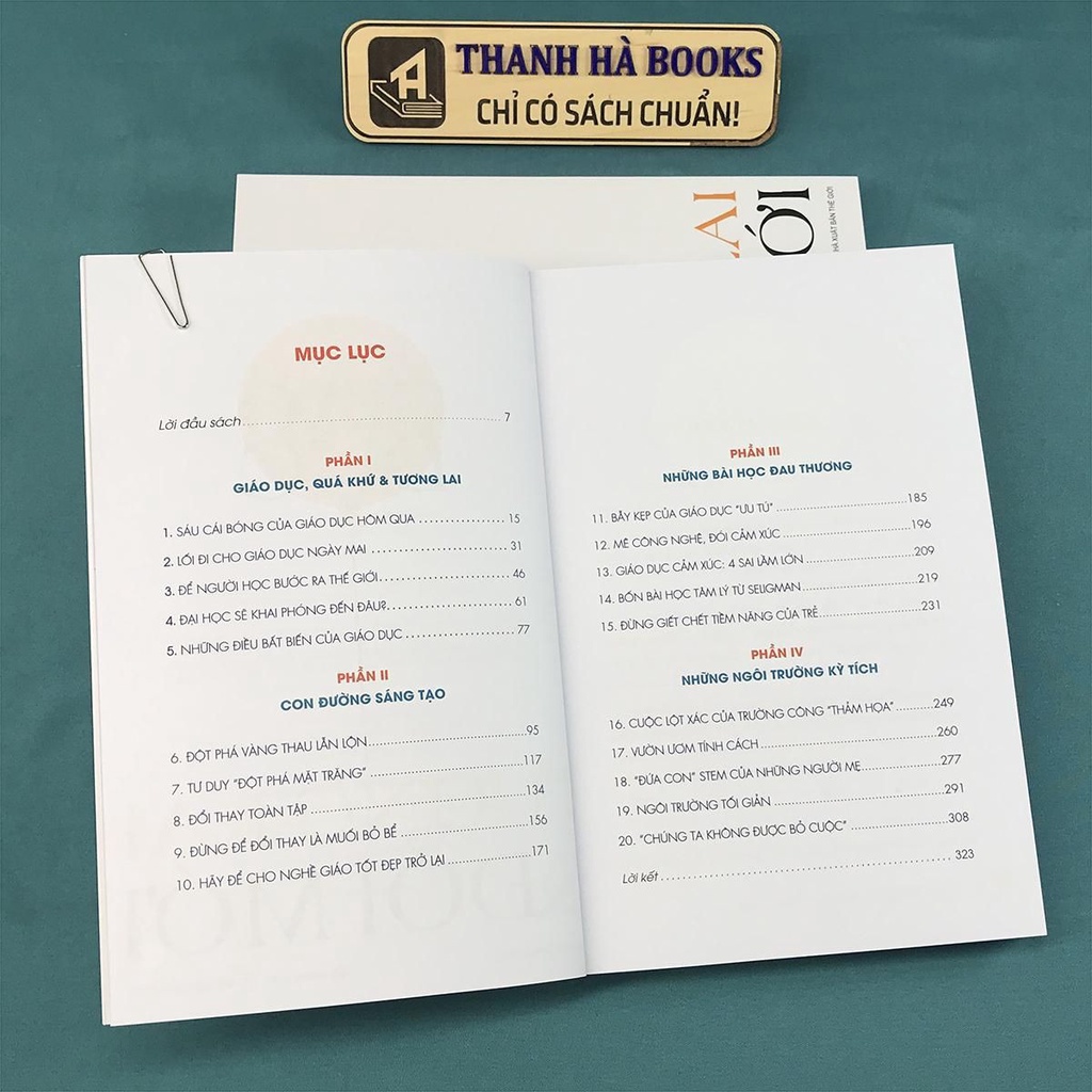 Sách - Giáo Dục, Tương Lai và Đổi Mới (Kèm Bookmark)