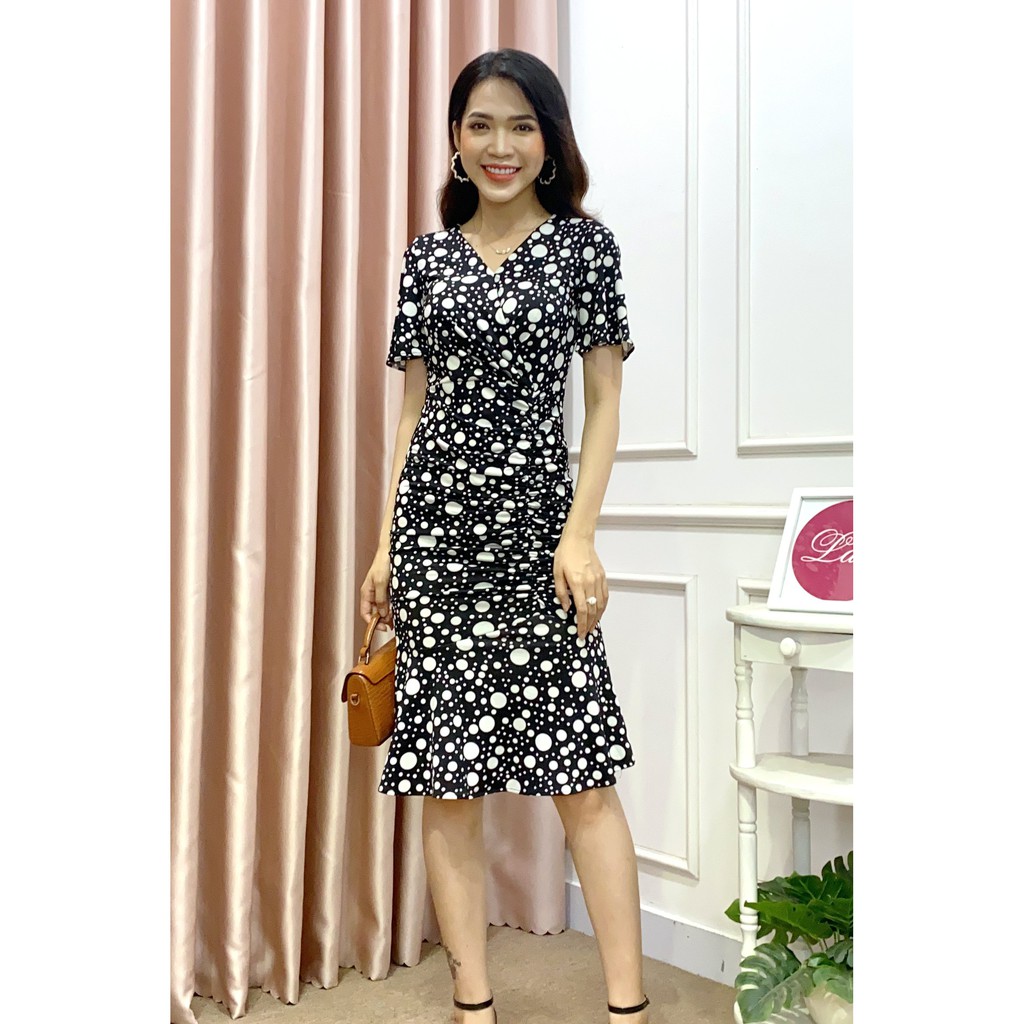 L2234 Đầm thun body họa tiết đuôi cá - Lavi House | BigBuy360 - bigbuy360.vn