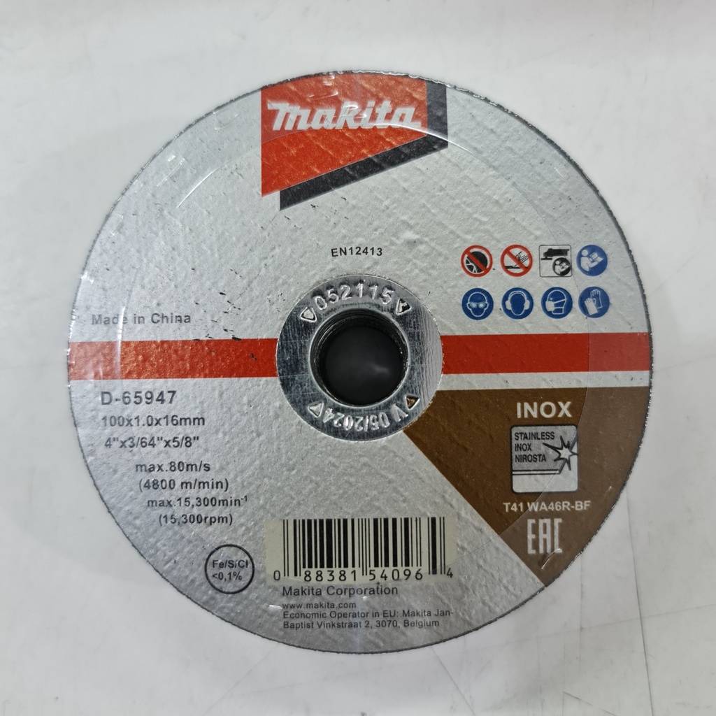 Đá cắt sắt, Inox Makita D-65947