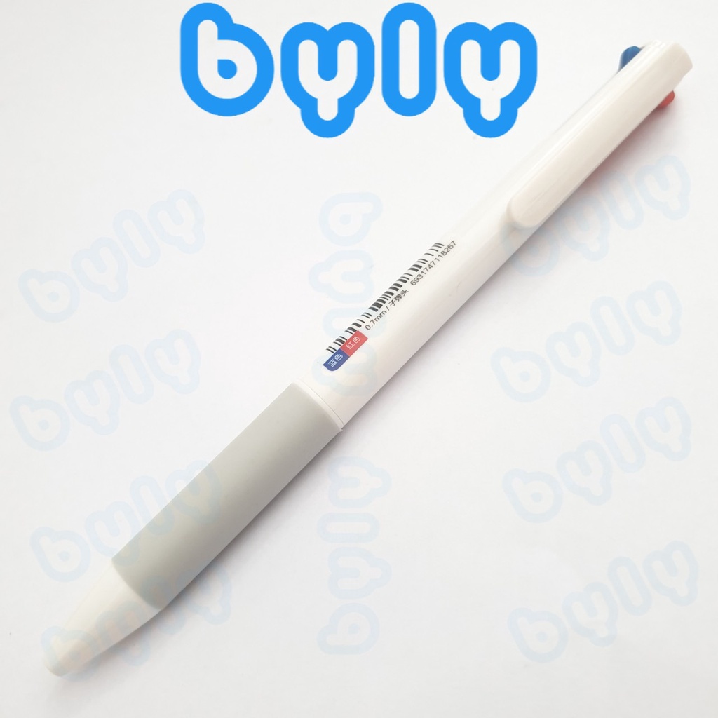 Bút bi bấm 2 màu xanh đỏ thay đổi nhanh chóng tiện lợi ngòi 0.7mm M&G ABPT9801 ABPT9871 - ByLy Store