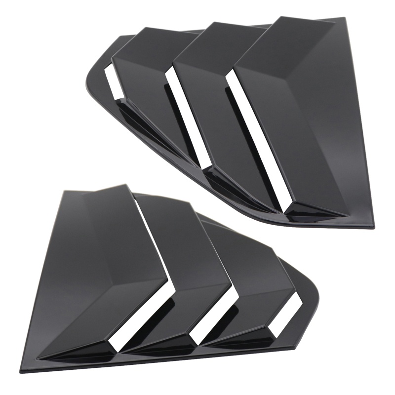 Set 2 Khung Nhựa Hình Tam Giác Màu Đen Bảo Vệ Lỗ Thông Gió Phía Sau Cửa Sổ Xe Hơi Golf8