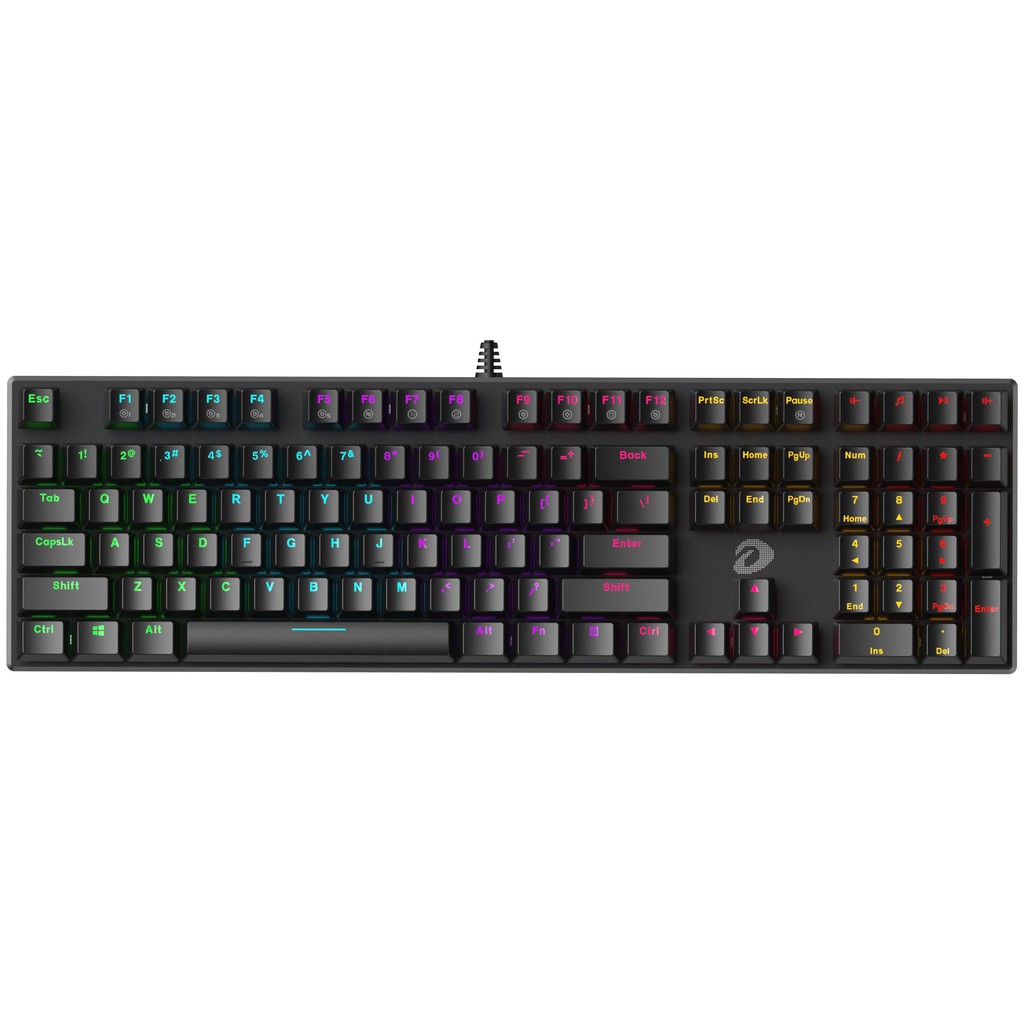 Bàn phím cơ Gaming DAREU EK810 / EK810X 104KEY Black / Pink - Bảo hành 24TH | BigBuy360 - bigbuy360.vn