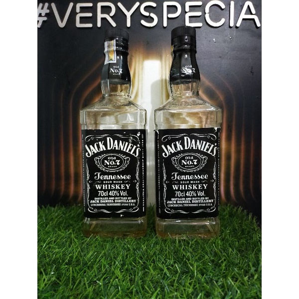 Vỏ chai rượu ngoại jack daniel