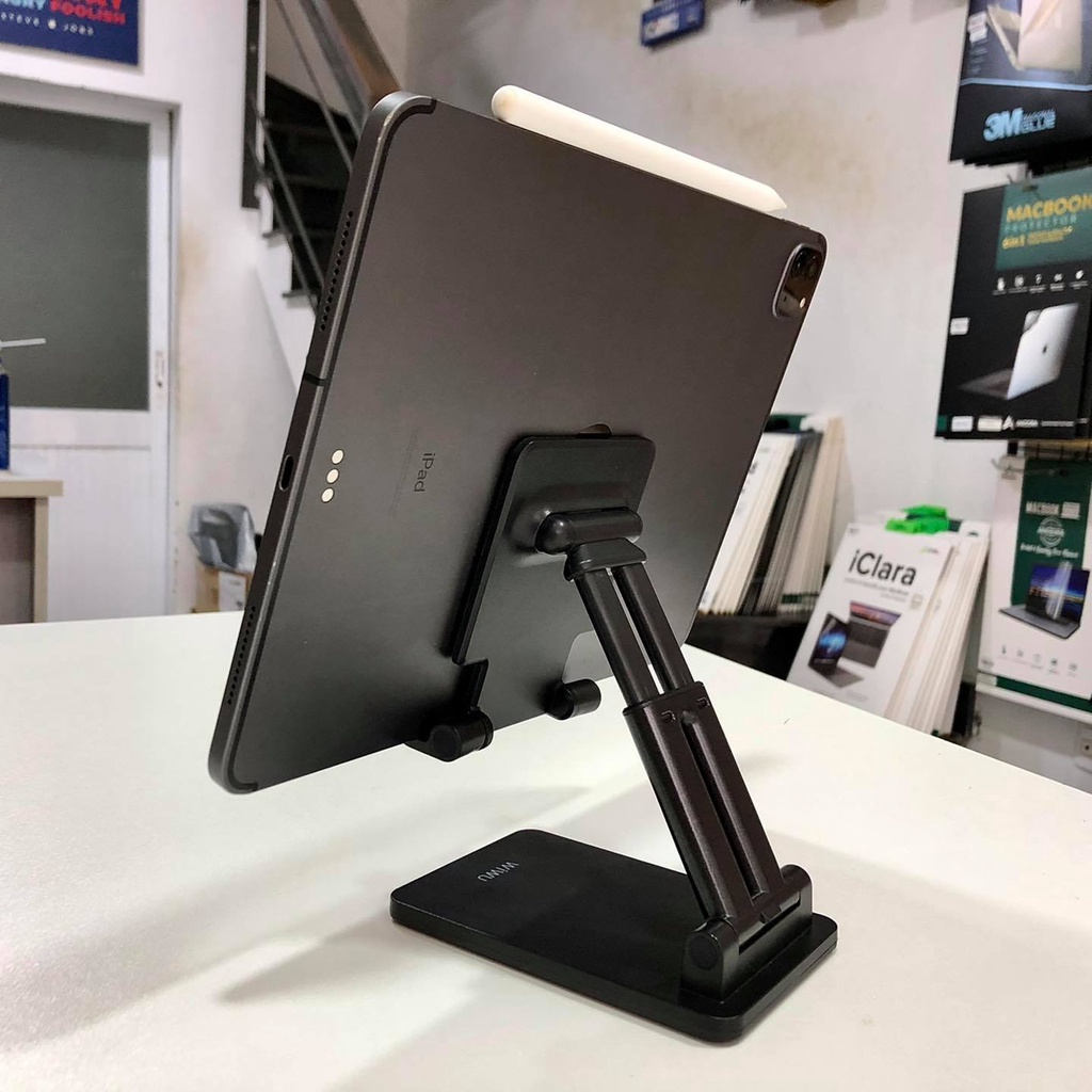 Stand/Giá Đỡ Kê Điện Thoại, Máy Tính Bảng, IPHONE, IPAD WIWU ZM104 Nhôm Tĩnh Điện Bền Màu, Có Thể Gấp Gọn