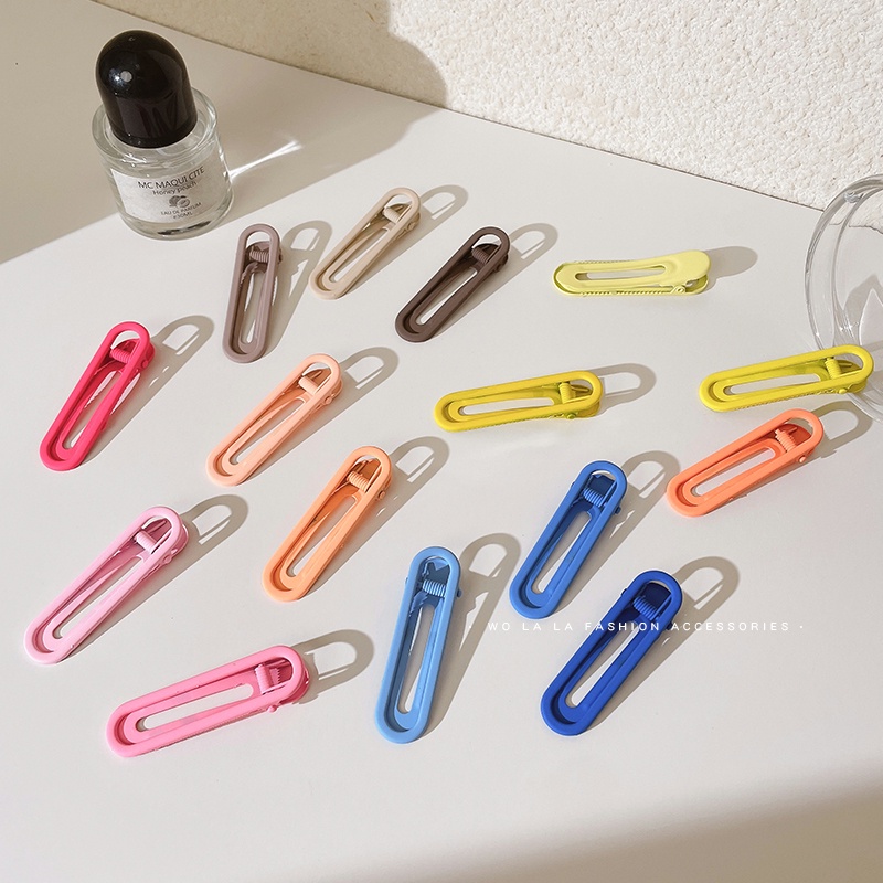 Set 3 Kẹp Tóc Thiết Kế Đơn Giản Đáng Yêu Cho Bé Gái