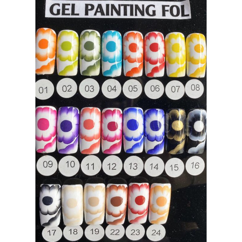 Màu Vẽ Bản Gel Painting Fol