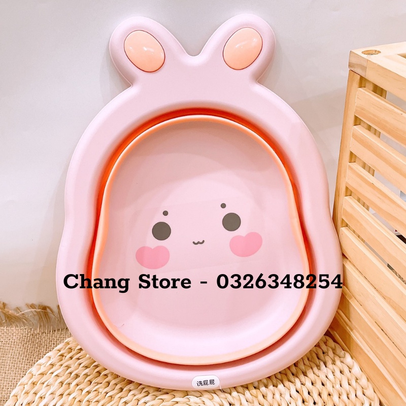 Chậu Rửa Mặt Gấp Gọn Silicon Cho Bé