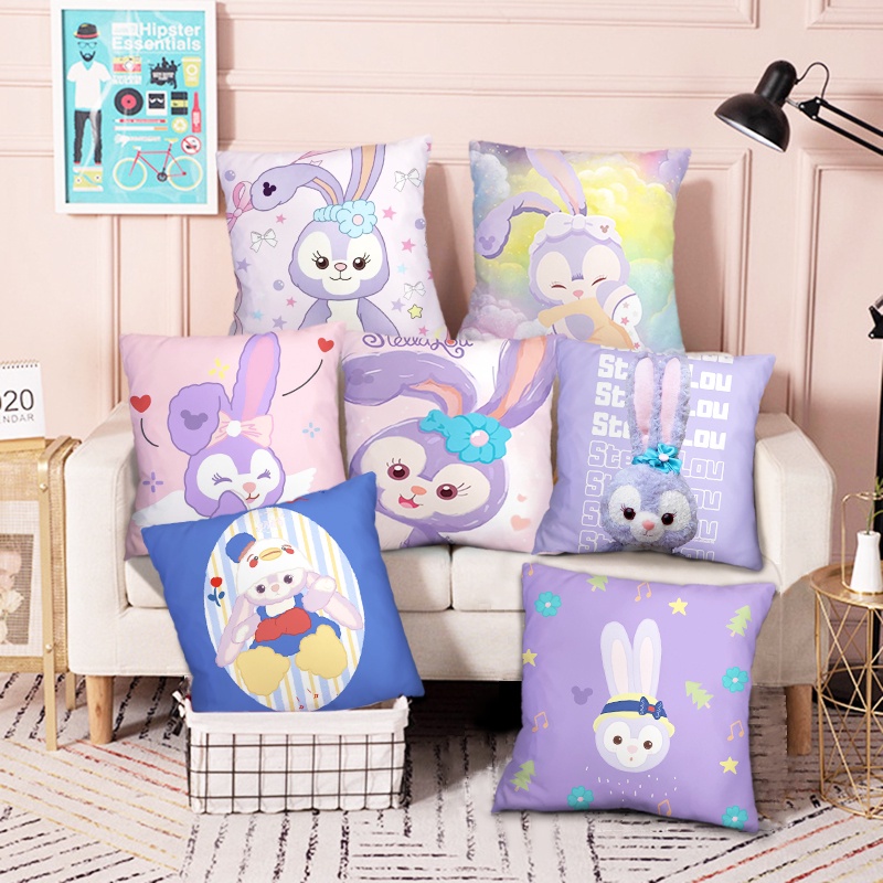 Vỏ Gối Vuông Họa Tiết Hoạt Hình Stella Lou Đáng Yêu Trang Trí Nội Thất