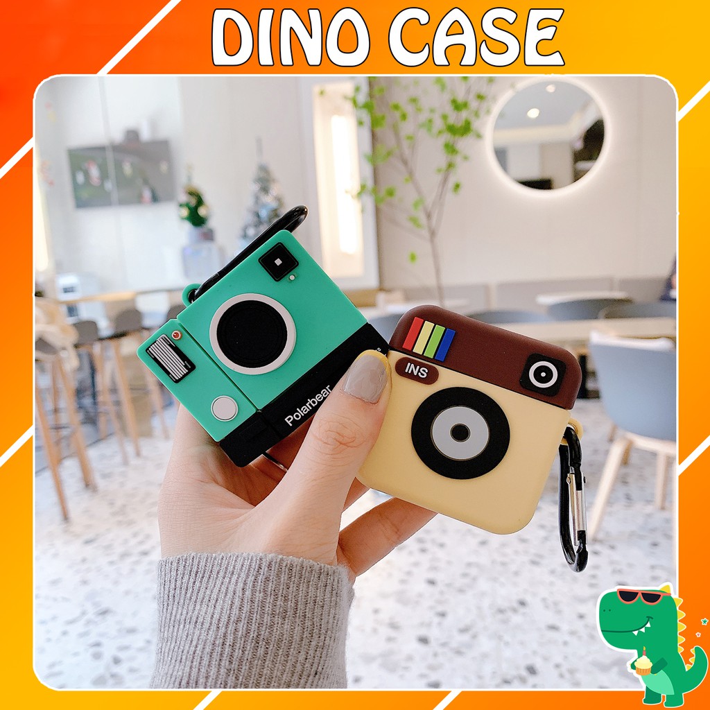 Case Vỏ Bao Airpod Đựng Tai Nghe Airpod 1 2 Pro Instagram chống va đập Vỏ Bọc Airpods - Dino Case