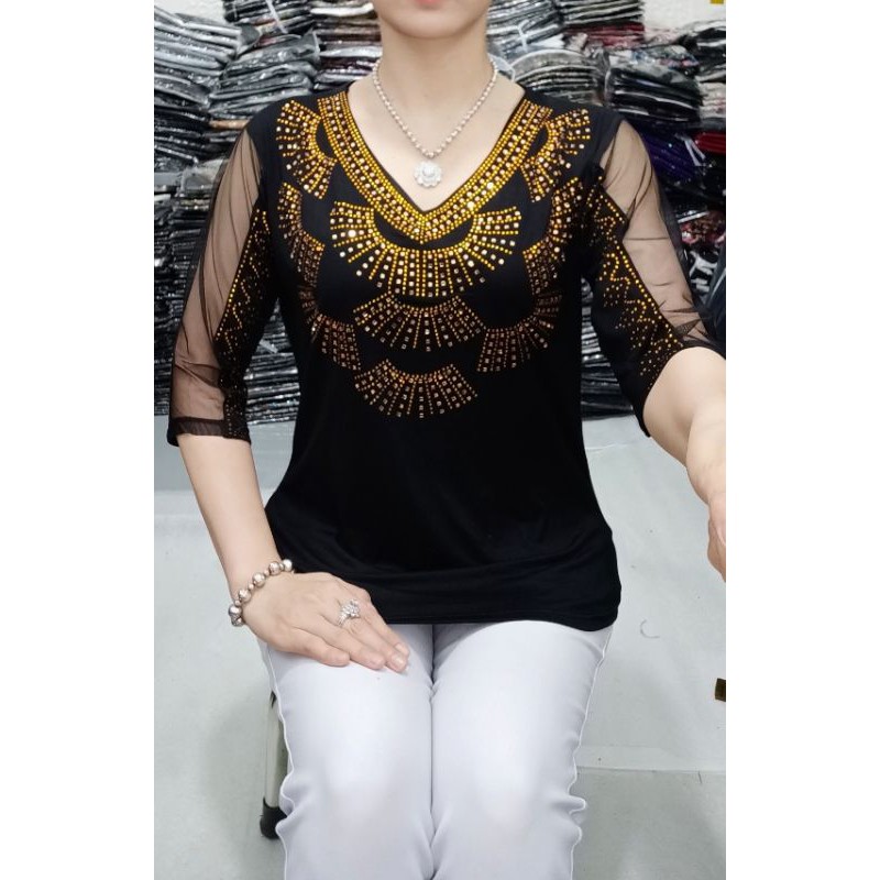 ÁO ĐÍNH ĐÁ THỜI TRANG CAO CẤP