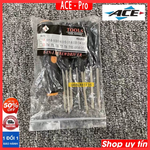 Bộ tuốc nơ vít Bộ 9 món, Bộ tô vít đa năng