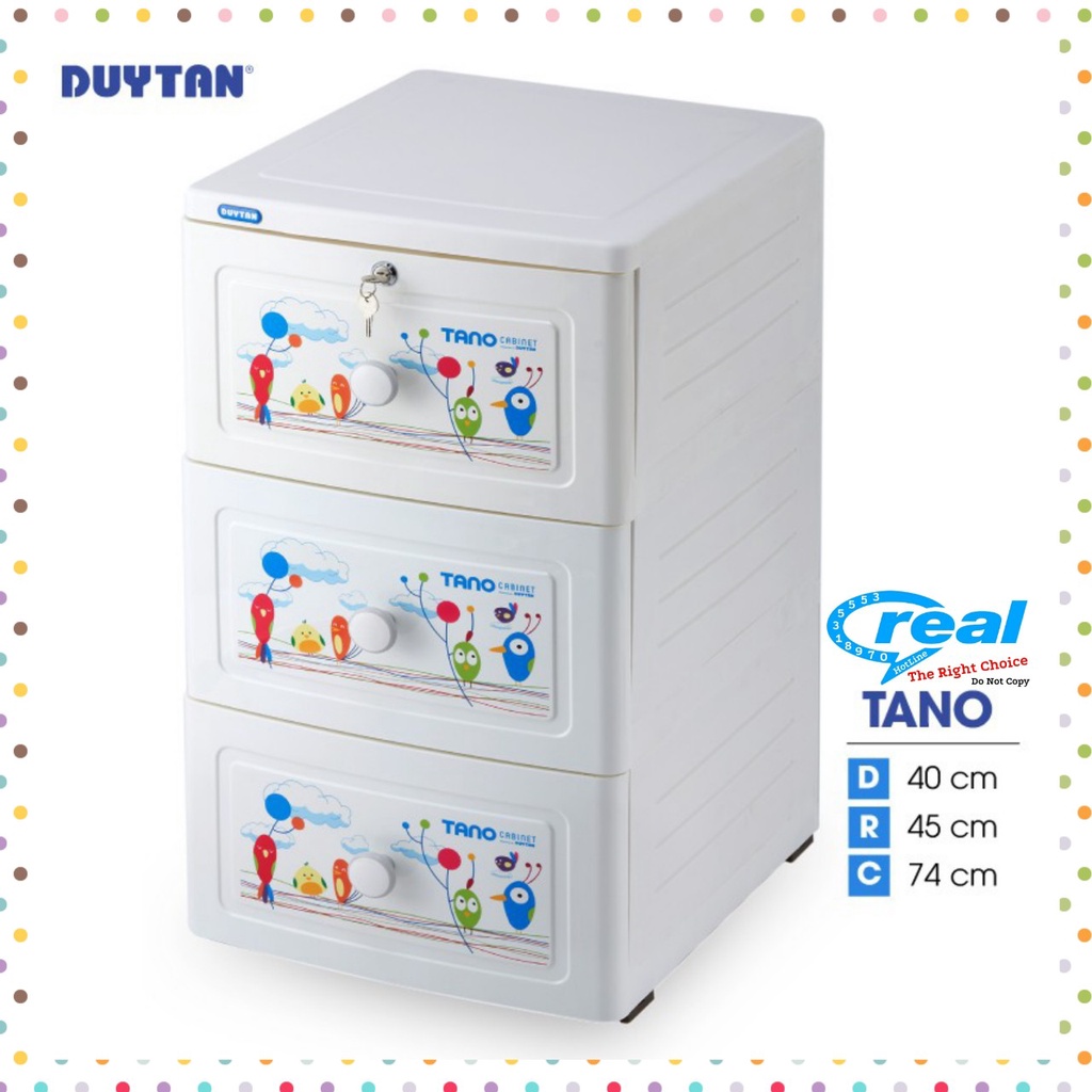 Tủ nhựa duy tân TANO 3 Ngăn