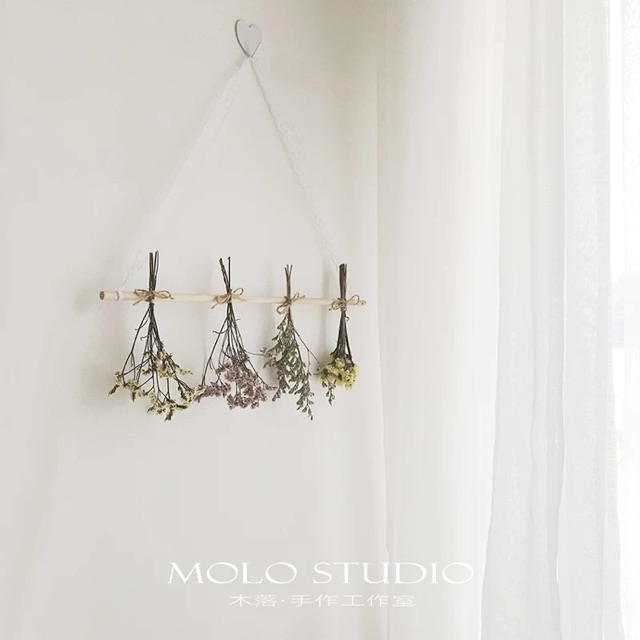 Hoa khô decor treo tường