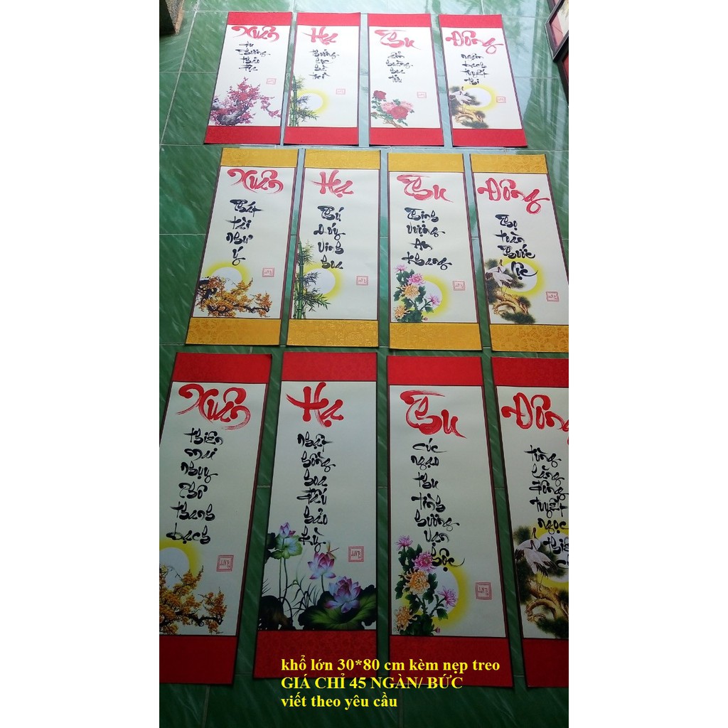 tranh thư pháp viết theo yêu cầu, giá chỉ 40 ngàn | BigBuy360 - bigbuy360.vn