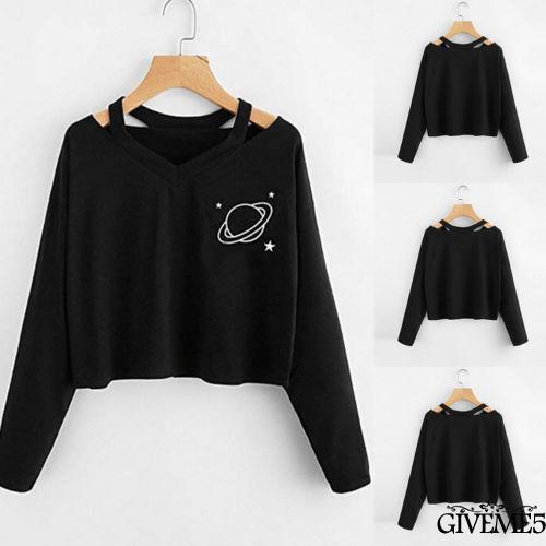 Áo Croptop Tay Dài Dáng Rộng Thoải Mái Đơn Giản Thời Trang