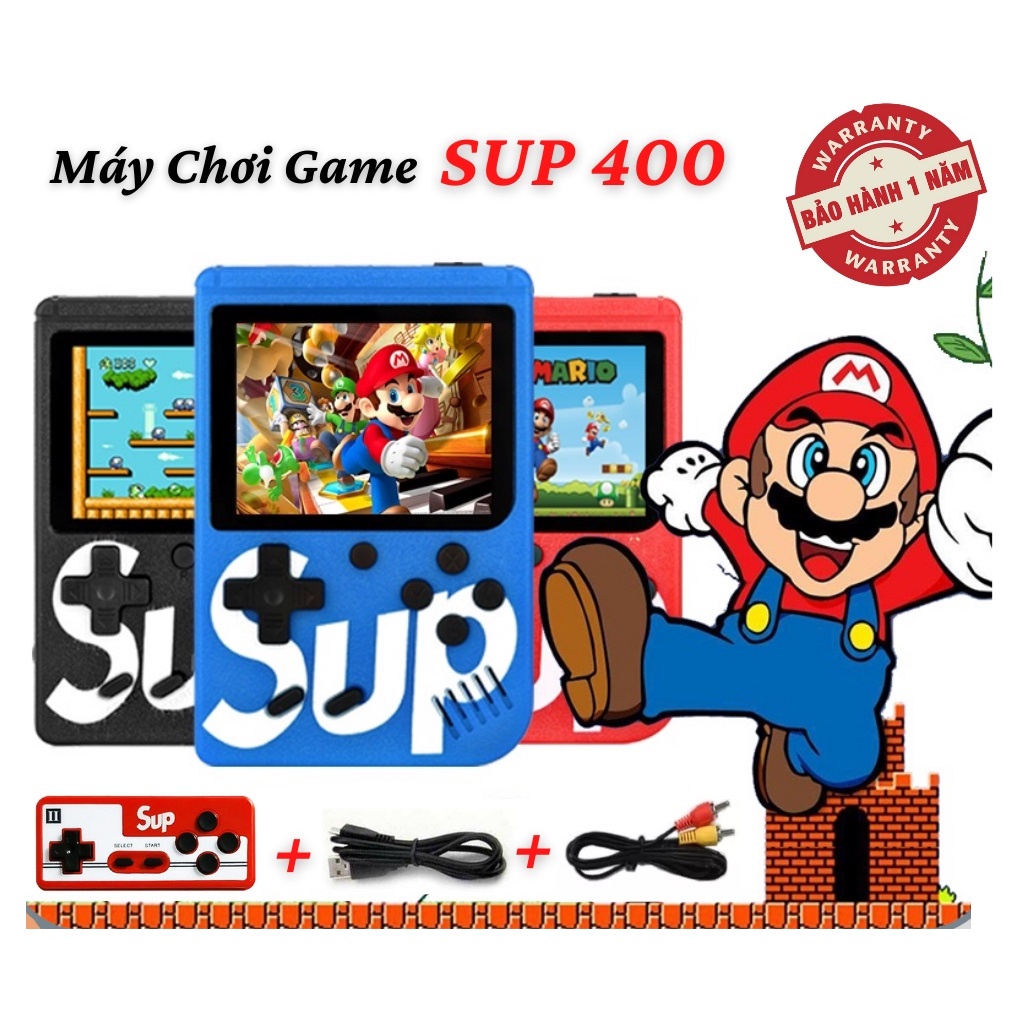 Máy Chơi Game Cầm Tay Sup 400 Trò  FREESHIP Với 400 Game Huyền Thoại Siêu Kinh ĐiểnBảo Hành 12 Tháng