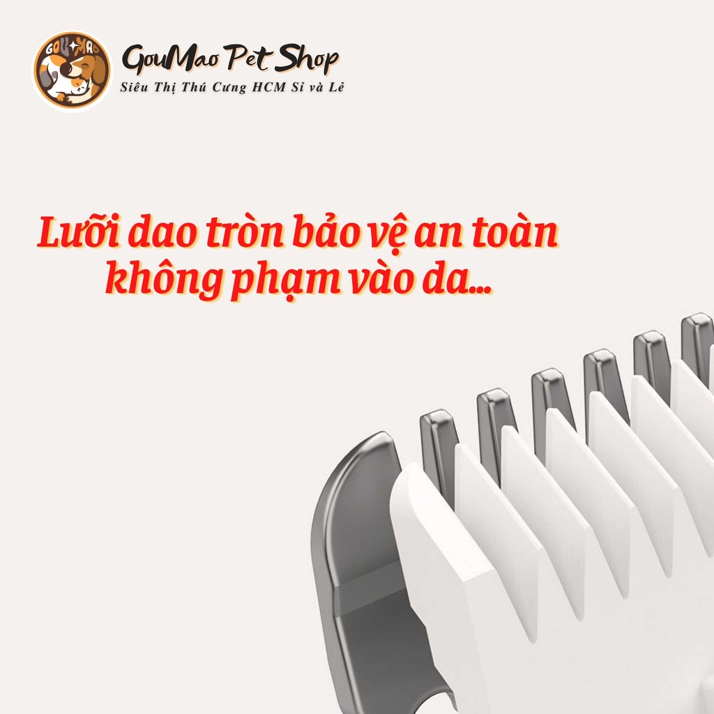 Tông đơ cạo bàn + mài móng 2 trong 1 dành cho chó mèo - Goumao pet